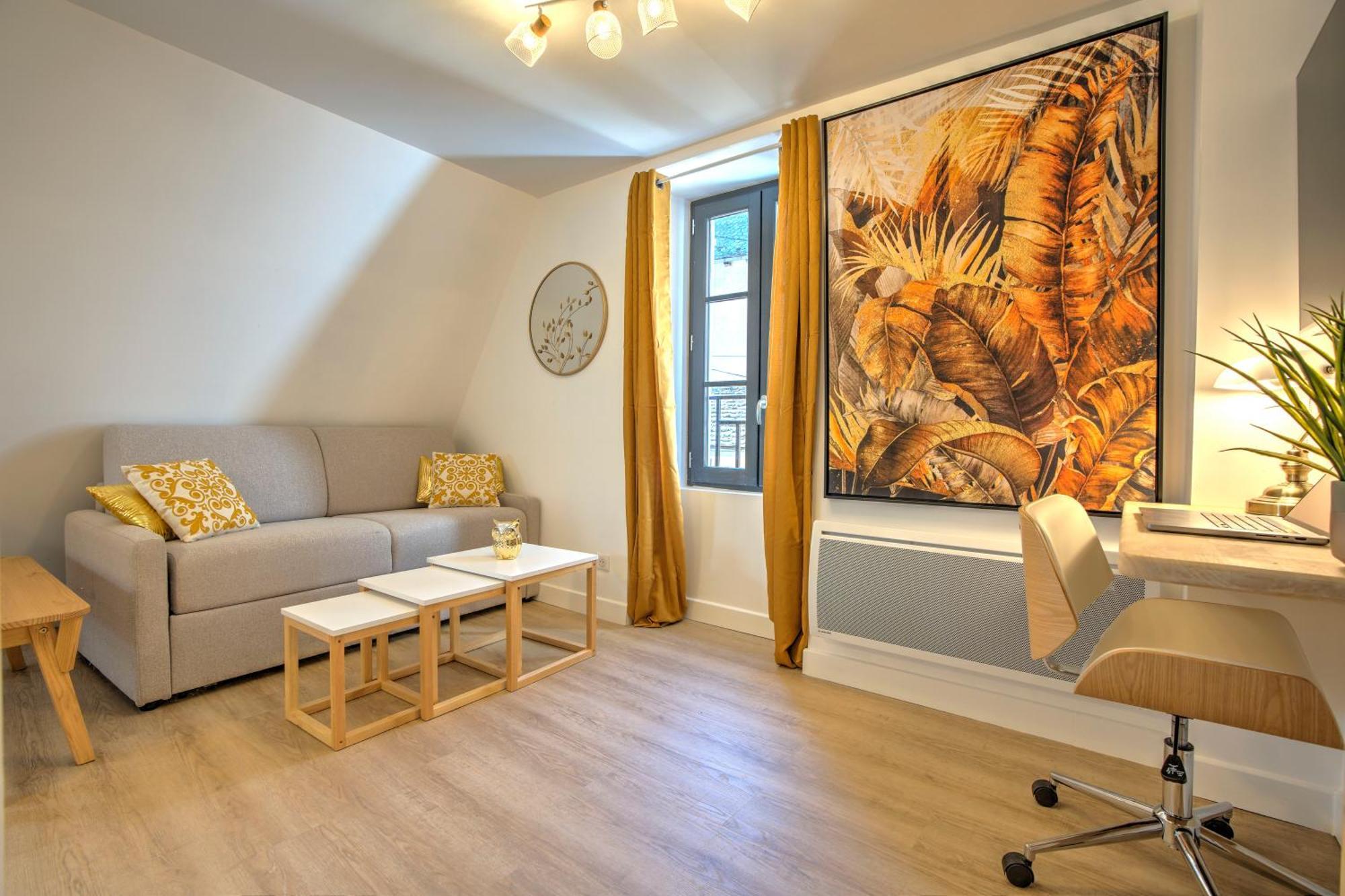 Apartment Le Goldenleaf - Netflix/wi-fi Fibre - Sejour Lozere Mende