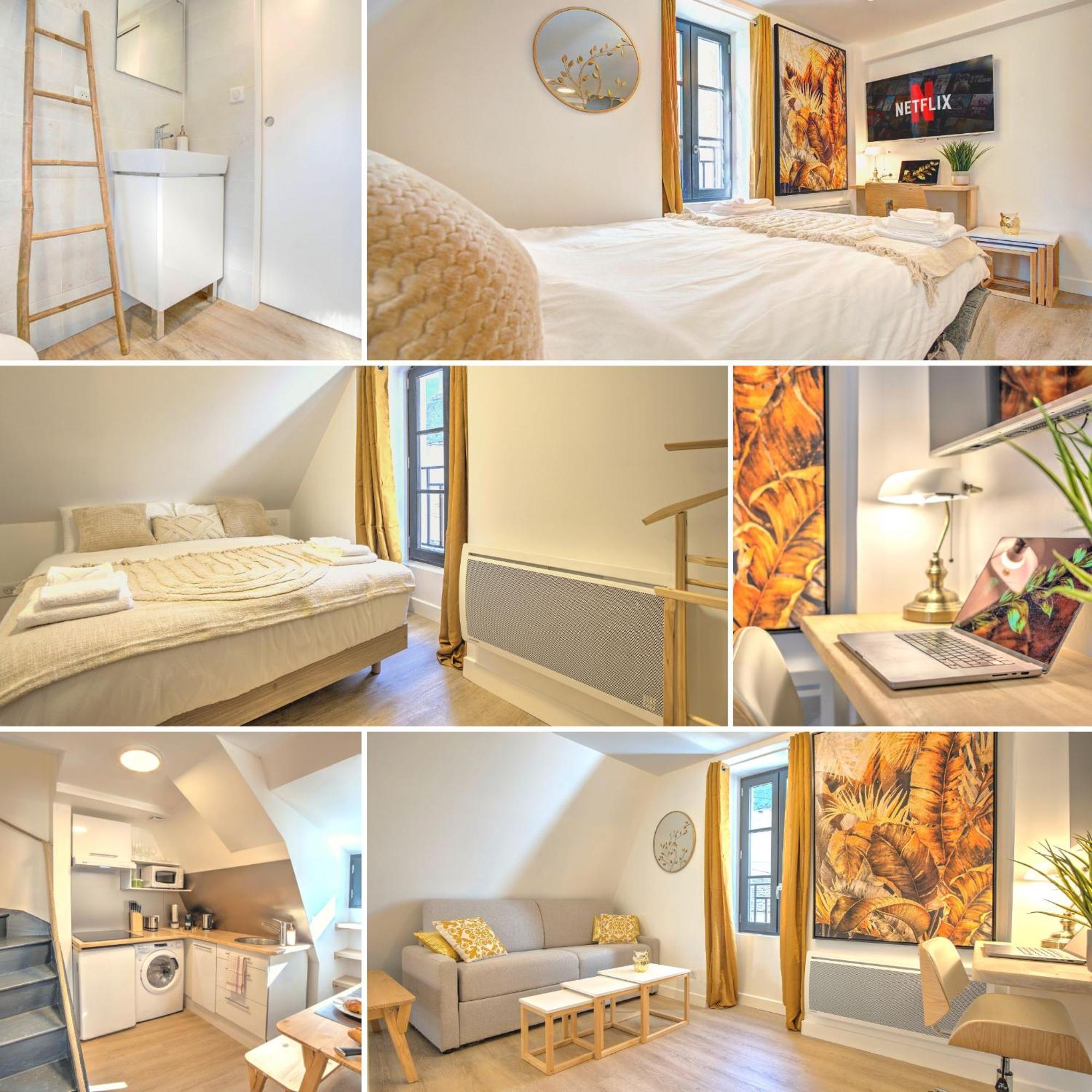 Apartment Le Goldenleaf - Netflix/wi-fi Fibre - Sejour Lozere Mende